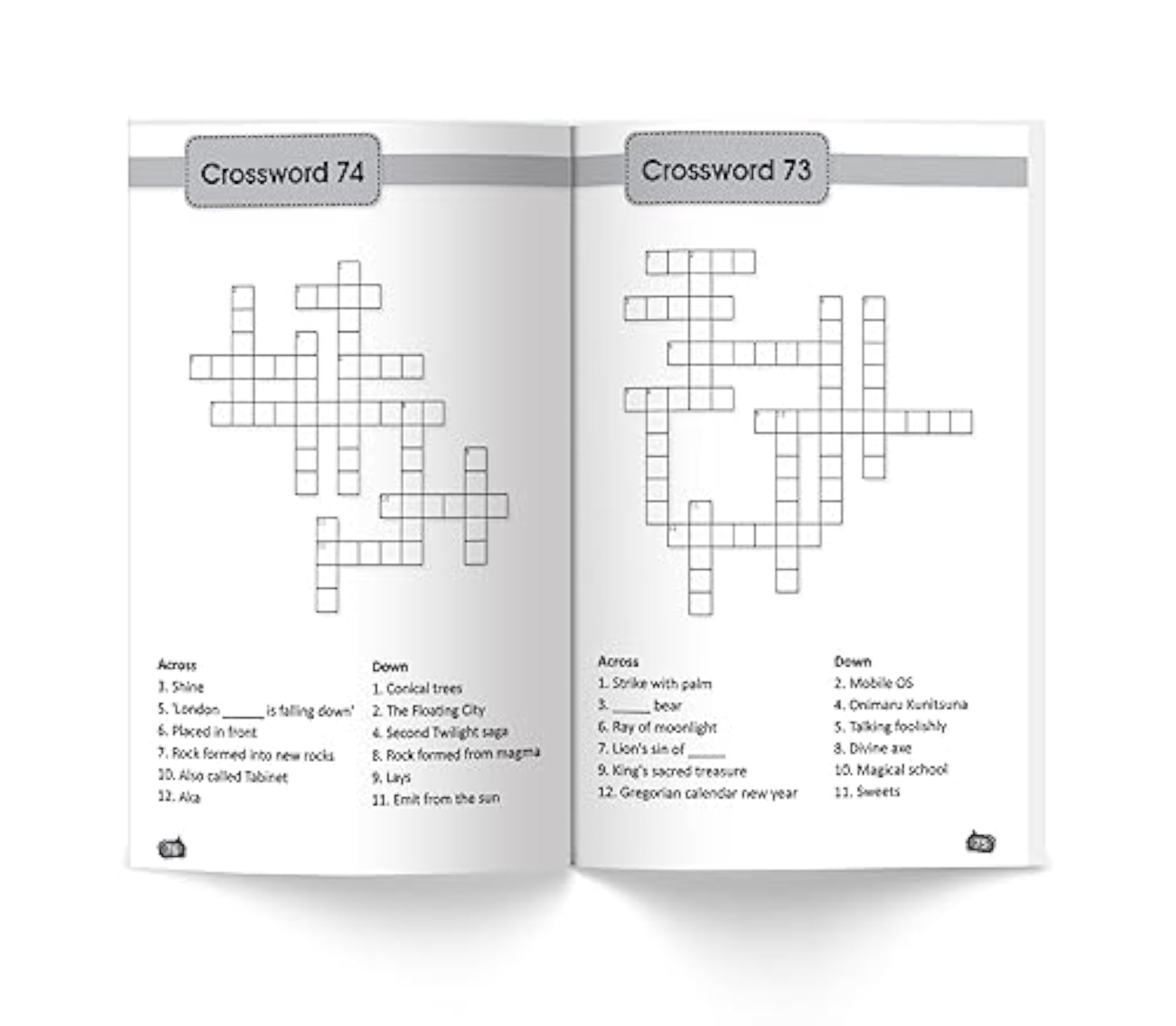 Crossword Puzzles Book 3, Vocabulary Building for Kids